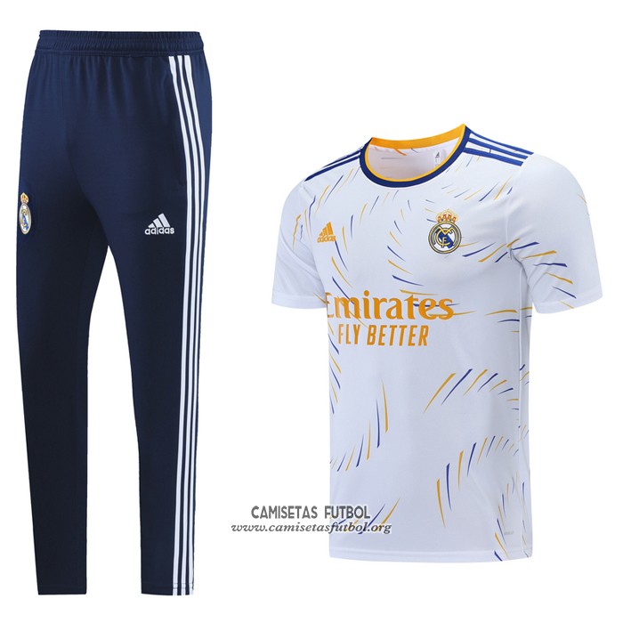Chandal del Real Madrid Manga Corta 2021/2022 Blanco